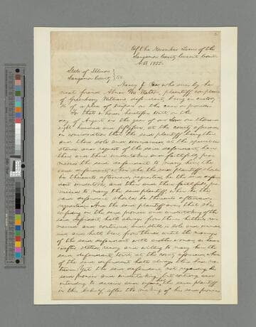 Nancy J. Pea v. Greenberry Williams, Illinois Circuit Court (Sangamon County)