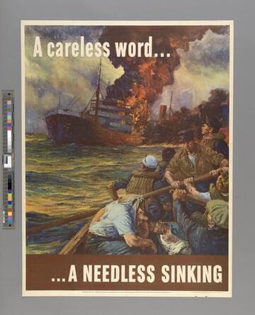 A careless word...a needless sinking