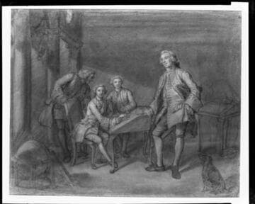 George, Prince of Wales, his Brother Edward, Duke of York, with Lord Harcourt and Mr Scott