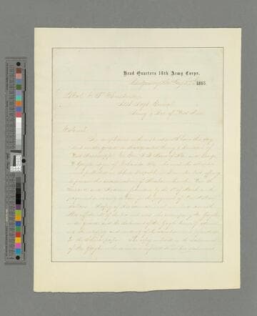 Andrew Jackson Smith, Montgomery, Alabama, letter to Christian T. Christensen