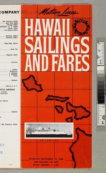 Hawaii sailings and fares