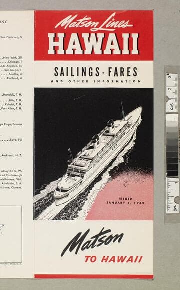 Hawaii sailings - fares and other information