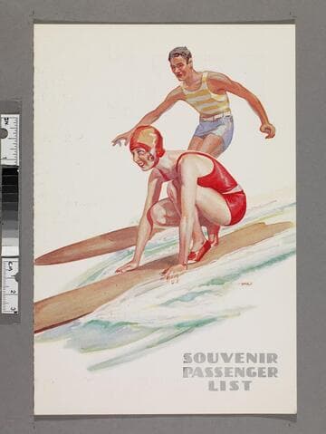 Souvenir passenger list