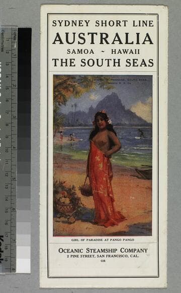 Sydney Short Line : Australia - Somoa - Hawaii - the South Seas