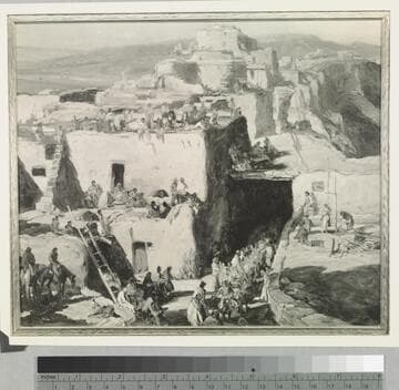 Painting by Carl Oscar Borg