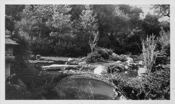 Japanese garden, circa 1925