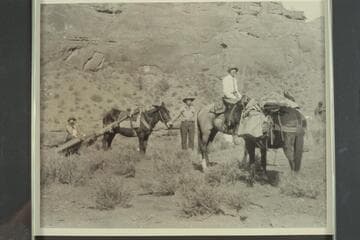 The Armsby party enroute to Rainbow Bridge with the plaque