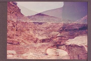 Upstream at mouth of Rider Canyon