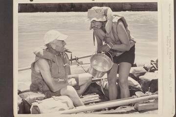 Georgie White and Elgin Pierce; Paria Riffle