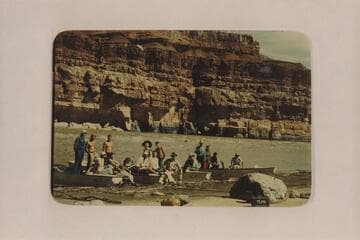 Nevills San Juan party at end of run; Paria Riffle