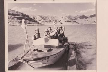 Marston, Hudson, Taylor, Hudson and Robinson: crew of Esmeralda at end of run; Pierces Ferry, Lake Mead