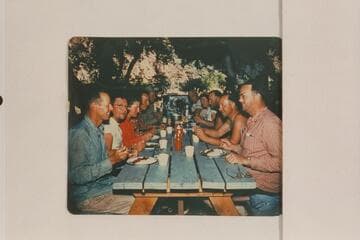 Party camped at Jones Hole