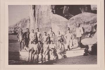 Nevills San Juan party at Hidden Passage Bar