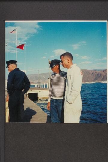 Jim Jordan and Bill Austin.  Boulder City Boat Dock
