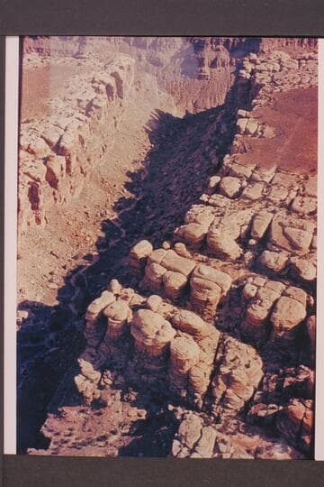 The graben that drains into Lower Red Lake Canyon about a mile from the river