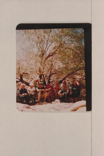 Members of the Wright party at Nancoweap.  Gussie Schlosser was cut off in the printing.  Herb Schlosser.  Duane Bishop.  John Harper.  Willard Wright.  Peggy Entz.  Herm Ressenger.  Bill Thompson.  Ella Schultz