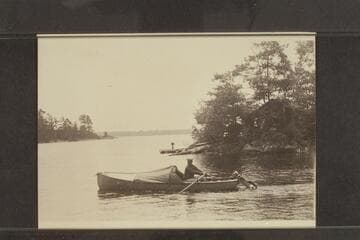 Out to deep water under oars.  Trent [?] Canal
