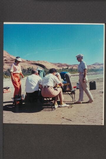 The Aleson wedding breakfast.  The Chapel; Mile 118 1/2; Glen Canyon