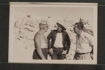 Dock Marston, Bill Belknap and Chuck Richey; Sandy Point, Lake Mead