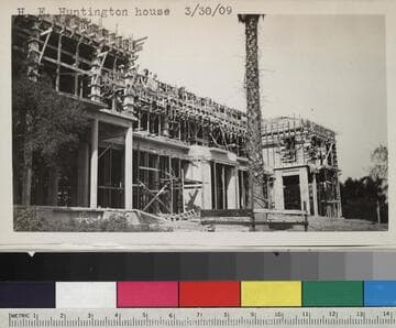 Huntington residence under construction