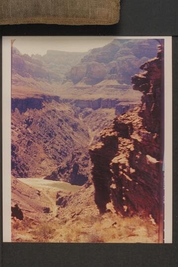 Up Slate Creek from Tonto Platform above mouth of Crystal Creek