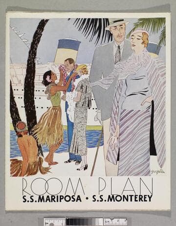 Room plan : S. S. Mariposa - S. S. Monterey