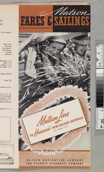 Matson fares & sailings