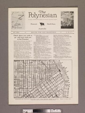 The Polynesian : a daily newspaper issued on board Matson liners