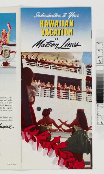 Introduction to your Hawaiian vacation by Matson lines