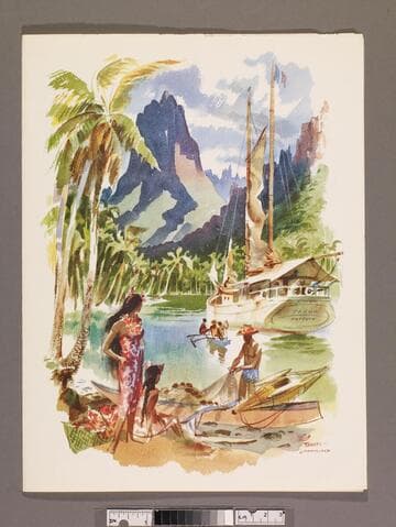 Dinner aboard S. S. Mariposa