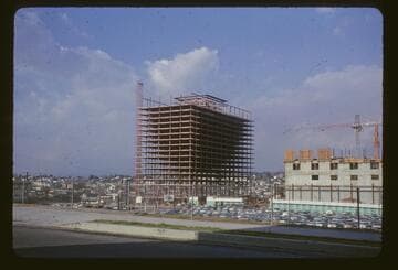 New Water and Power Building, from 2nd Street and Grand Avenue