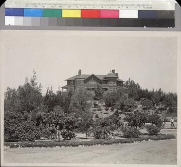 Residence of W.M. Ladd, Orange Grove, Pasadena, ca. 1905