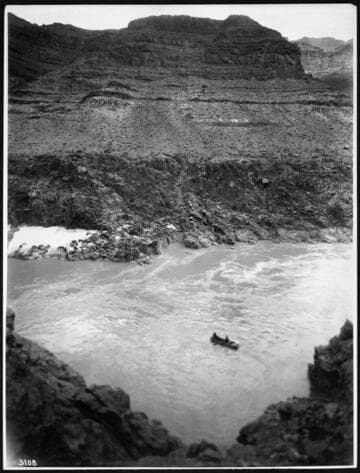 Crossing to North side on Lees Ferry
