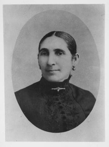 Mercedes Alvarado Jensen, daughter of Juana Maria Avila and Don Francisco Alvarado