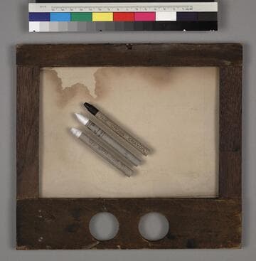 Cross Drawing and Painting Glass for Perfecting Visual Power