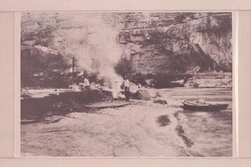 Camp in San Juan Canyon near mouth of Johns Canyon