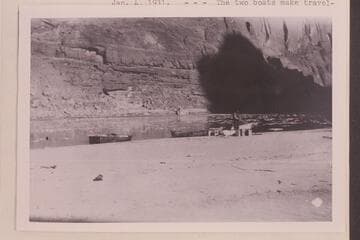 Flattum and Wetherill Glen Canyon trip.  Two boats and John Wetherill