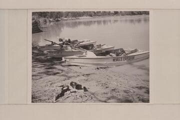 The Nevills' fleet of sadirons at Green River, Utah