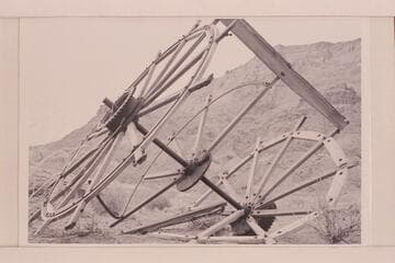 Stern wheel of the "Navajo."  Lees Ferry
