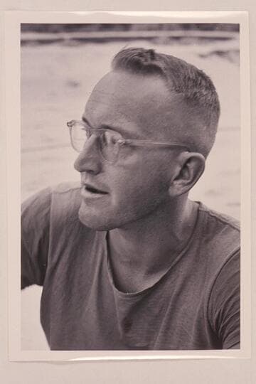 Jack Rigg at head of Lake Mead.  End of run by motor boats