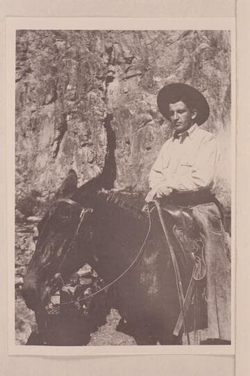 Michael Harrison in Bright Angel Canyon