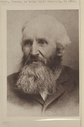 William Lewis Manly.  Manly and companions traveled the Green River from near Green River, Wyoming, to below Split Mountain, in 1849