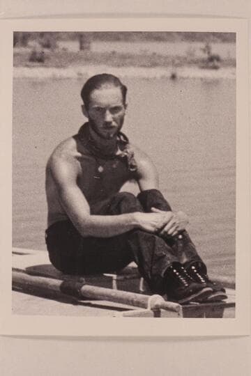 Chester Klevin.  Boat dock at Lake Mead