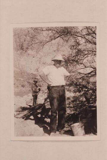 Wayne McConkie at Nancoweap Creek