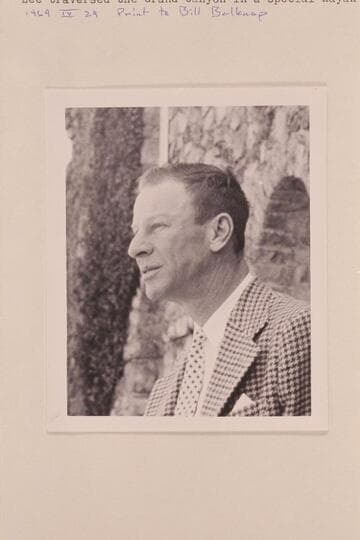 Alexander Grant--Zee.  Kings Gap.  Zee traversed the Grant Canyon in a special kayak in 1940