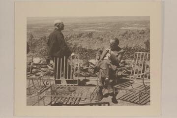 Dock Marston and John Doerr; Kings Gap at the Masland party