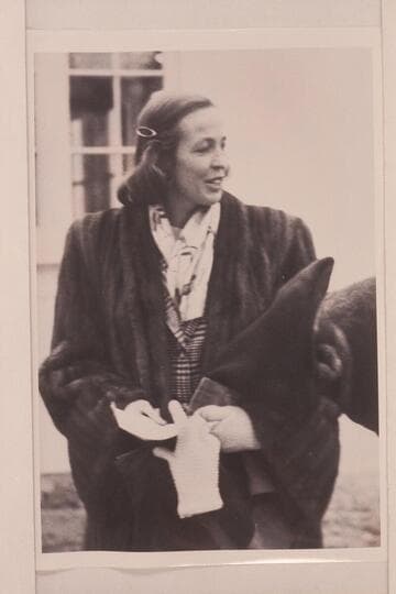 [Evie Mull] The Klein of Evie and me was taken as we proudly carried off the Trophy for the Radnor Point-to-Point two years ago (letter of John Mull, 1954, Mar. 23)