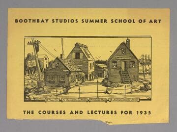 Boothbay Studios Summer School of Art: The Courses and Lectures for 1935