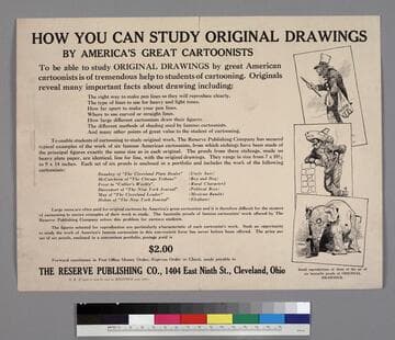 How You Can Study Original Drawings by America's Great Cartoonists