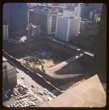 Richfield-Bank of America excavation site